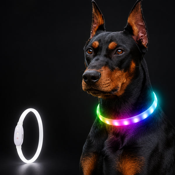 USB Rechargeable Glowing Collar