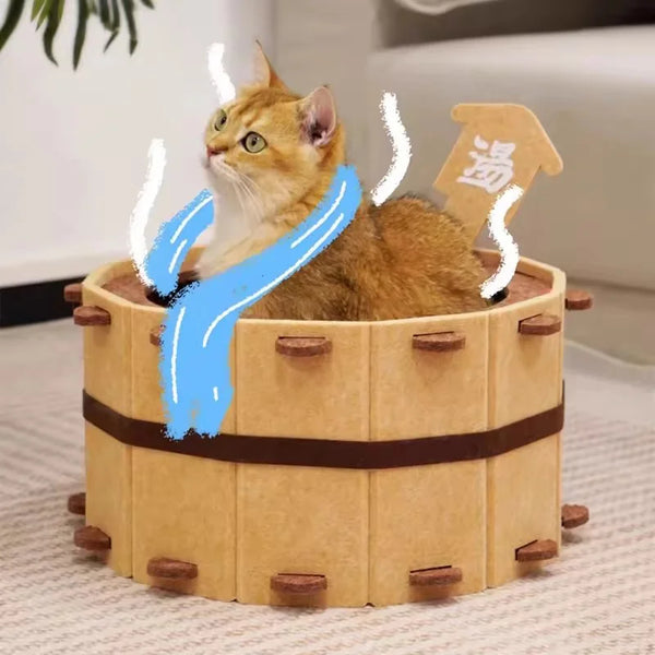 Felt Semi-Enclosed Cat House