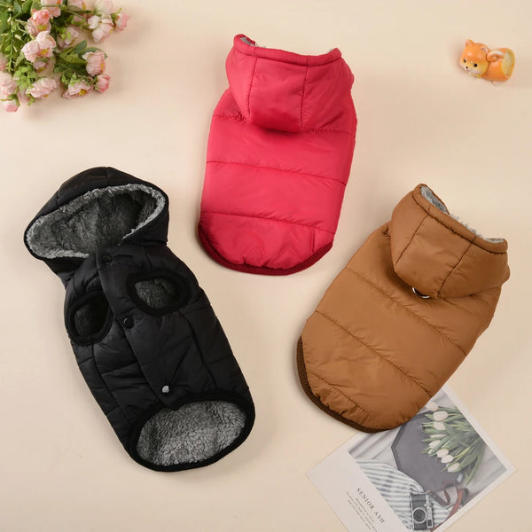Fleece Hooded Pet Jacket