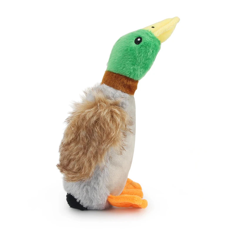 Squeaky Plush Duck Toy