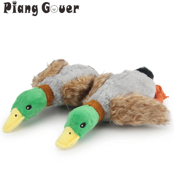 Squeaky Plush Duck Toy