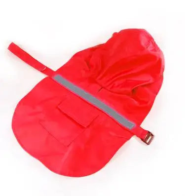Reflective Tape Dog Raincoat Large Pet Coat Pets Clothes Dog Raincoat Teddy Bear Big Dog RainCoat Puppy Raincoat XS-XXXL