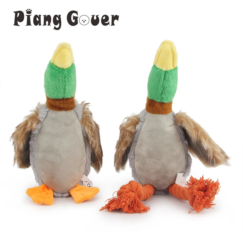 Squeaky Plush Duck Toy