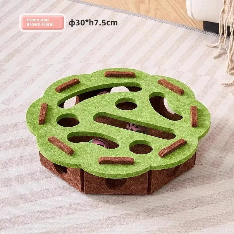 Felt Cat Puzzle Ball