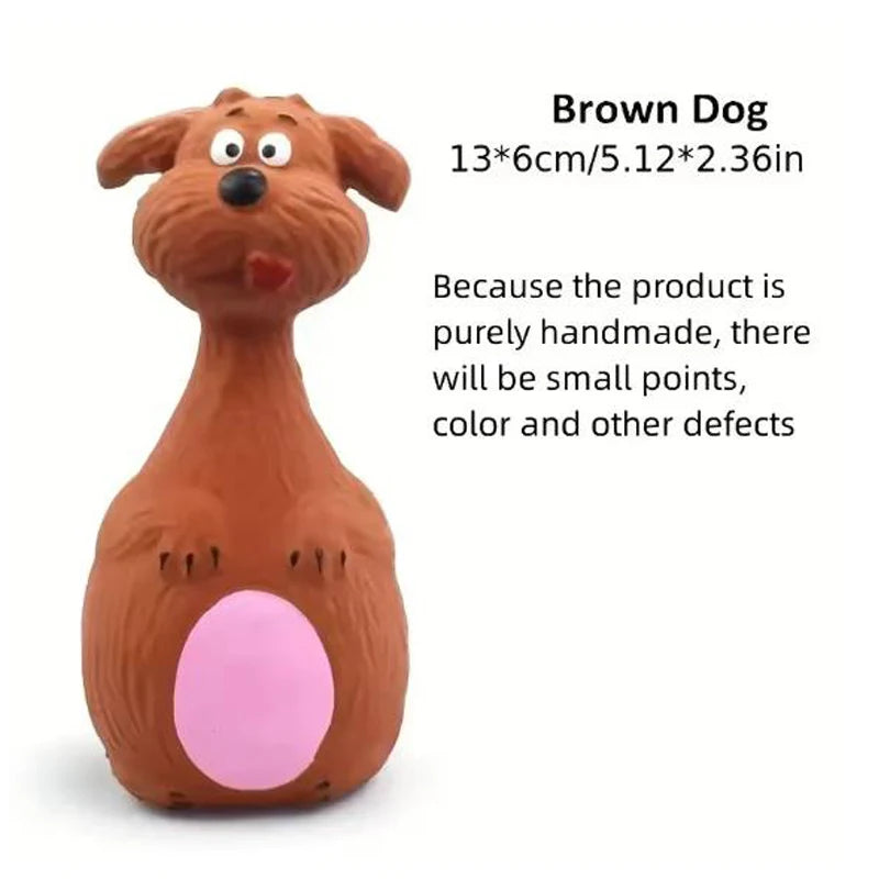 Squeaky Rubber Animal Toy