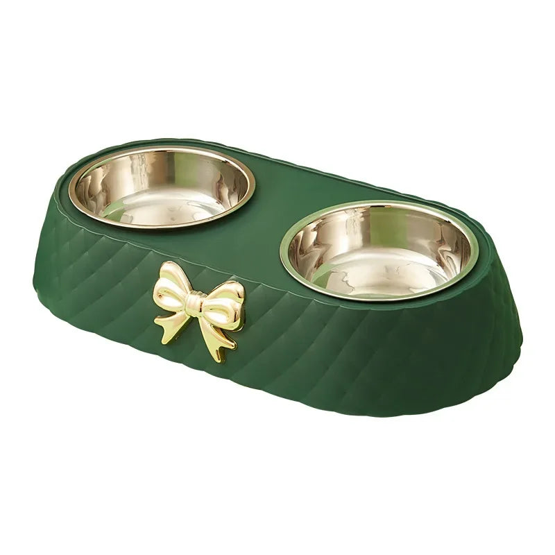 Bowtie Double Pet Bowls
