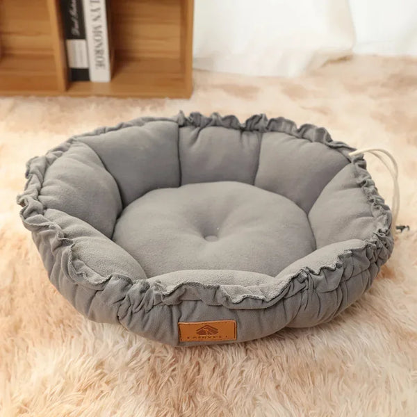 Cotton Round Pet Bed