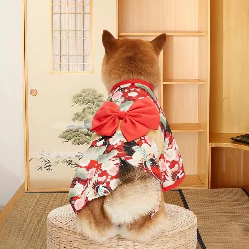Japanese Kimono Pet Coat