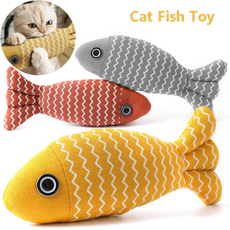 Catnip Fish Kicker Toy