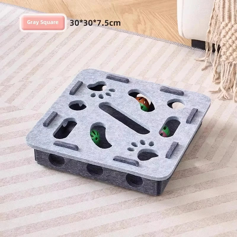 Felt Cat Puzzle Ball