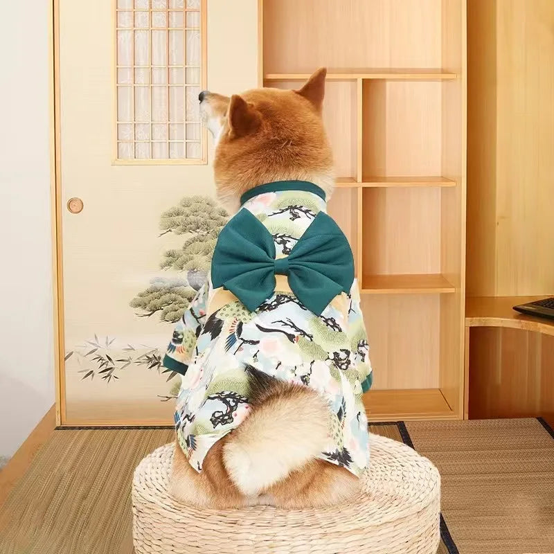 Japanese Kimono Pet Coat