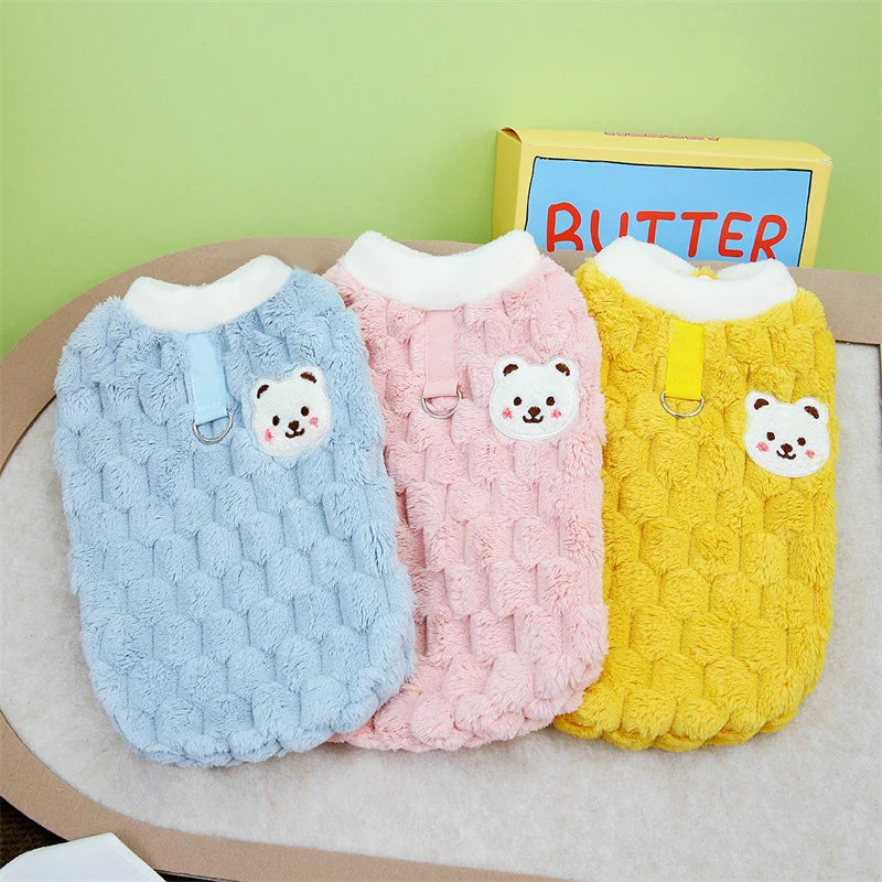 Bear Print Puppy Sweater