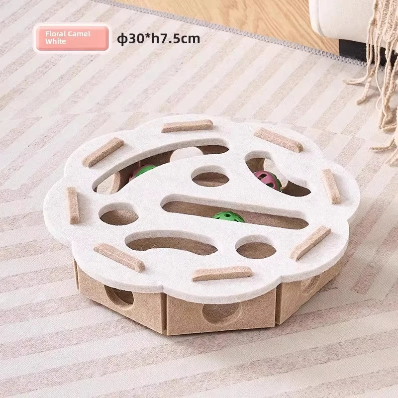Felt Cat Puzzle Ball