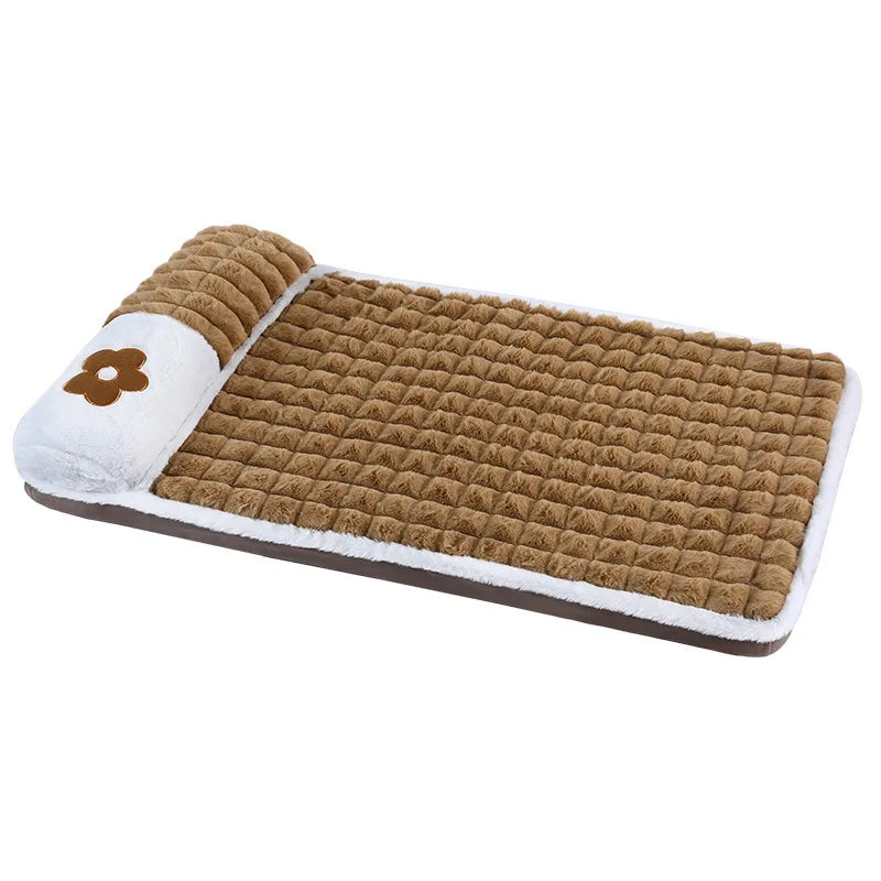 Pet Dog bed mat Protect cervical spine Detachable Dog house indoor For small medium large dogs bed Comfort Coft Pet supplies