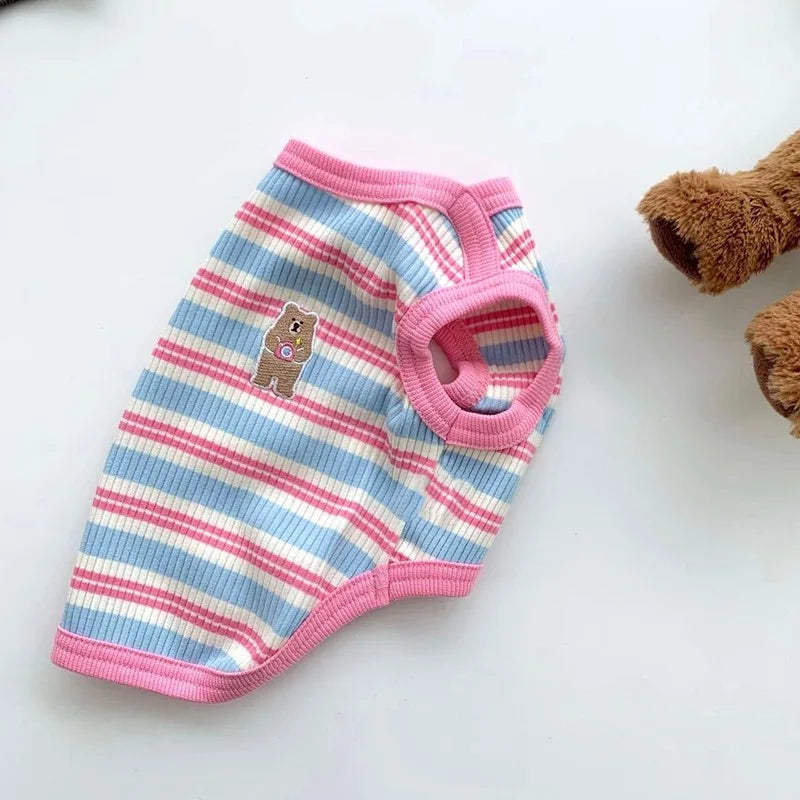 Striped Stretch Cat Shirt