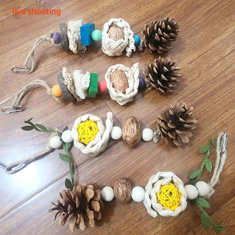 Pinecone Bird Chewing Toy