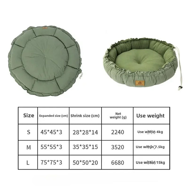 Cotton Round Pet Bed