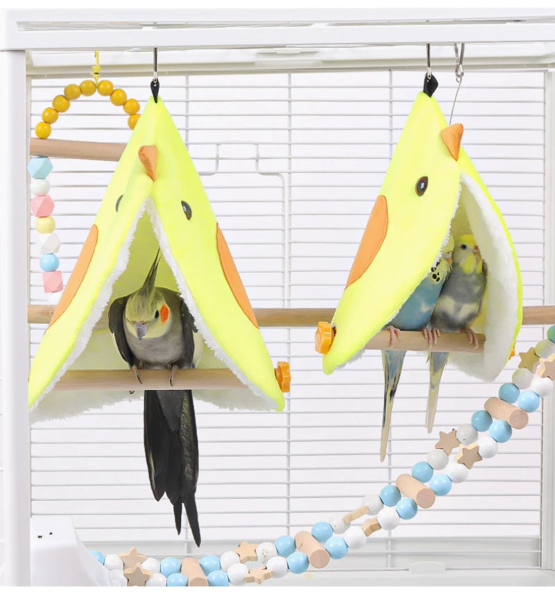 Plush Parrot Hammock Nest