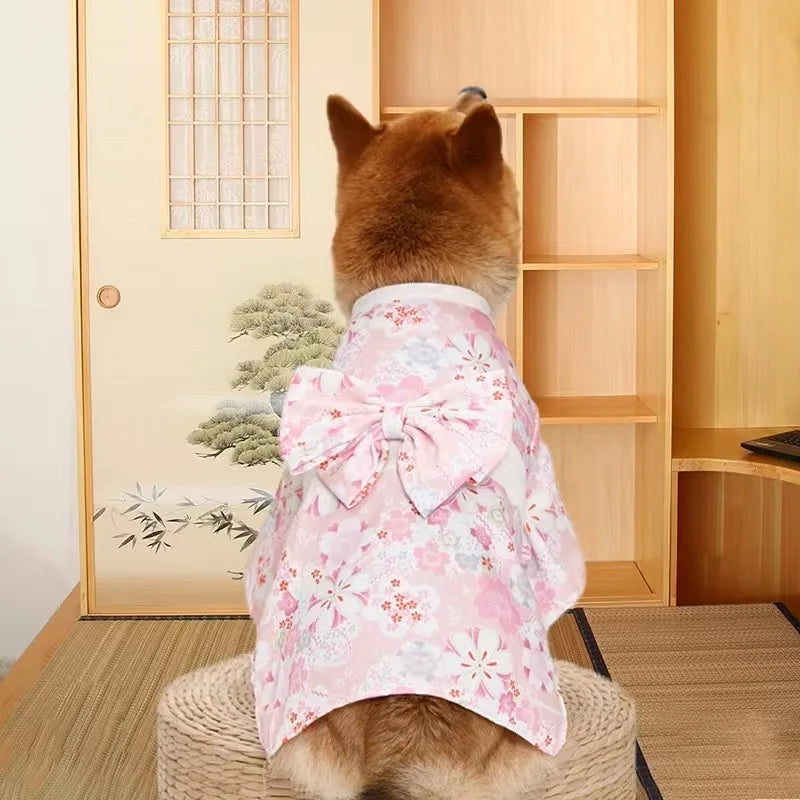 Japanese Kimono Pet Coat