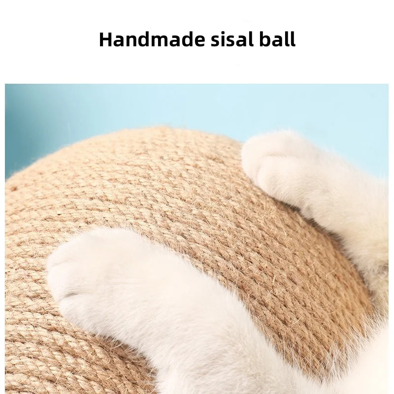 Wooden Cat Scratching Ball