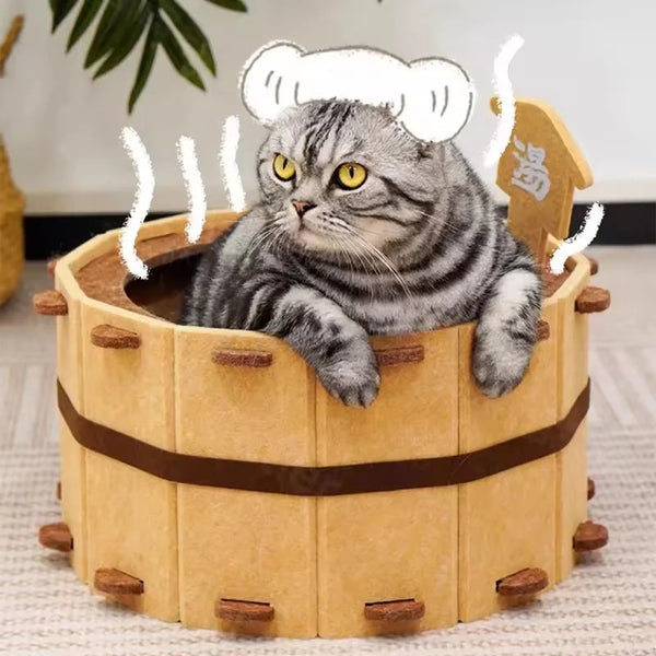 Felt Semi-Enclosed Cat House