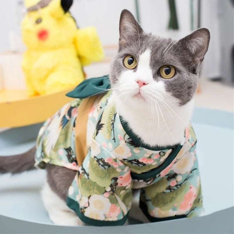 Japanese Kimono Pet Coat