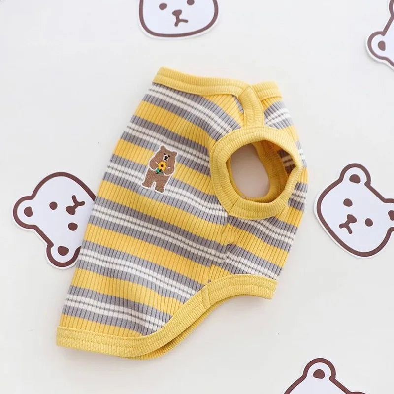 Striped Stretch Cat Shirt