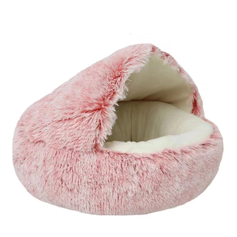 Plush Covered Cat Nest