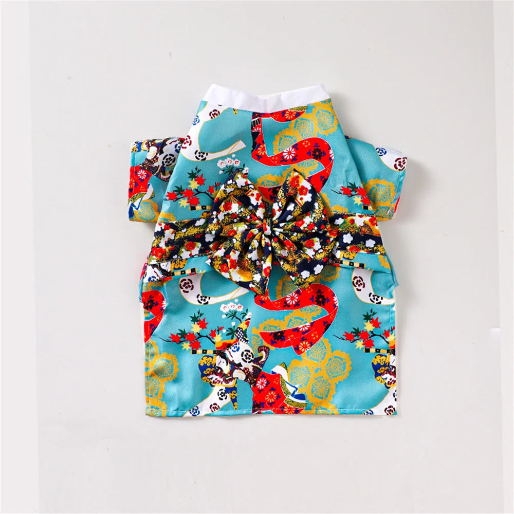 Japanese Kimono Pet Coat