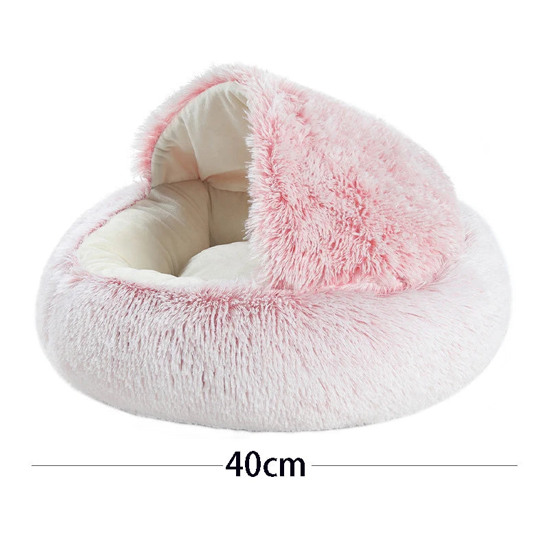 Plush Covered Cat Nest