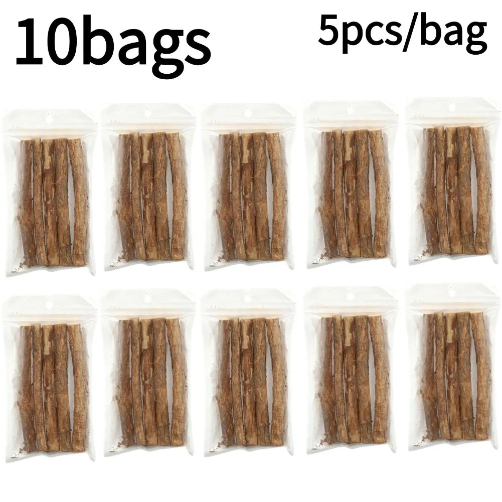 Natural Wood Catnip Sticks
