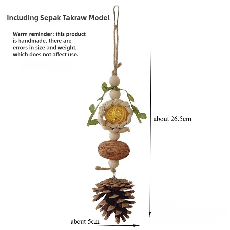Pinecone Bird Chewing Toy