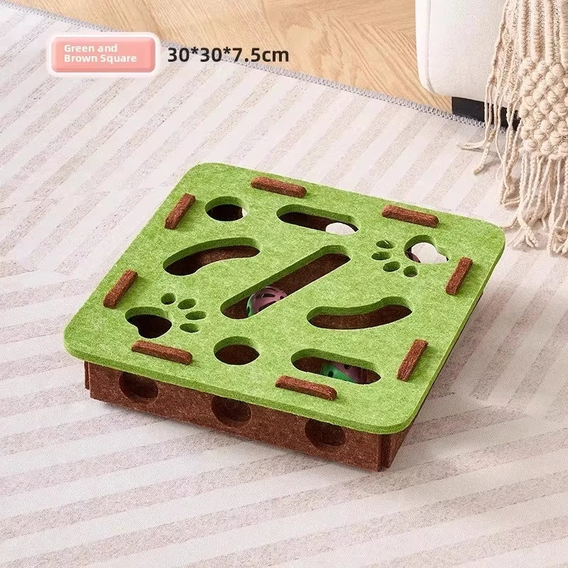 Felt Cat Puzzle Ball