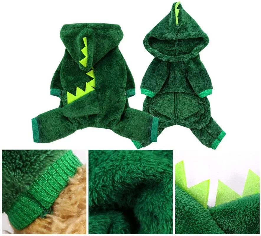 Dinosaur Fleece Pet Costume