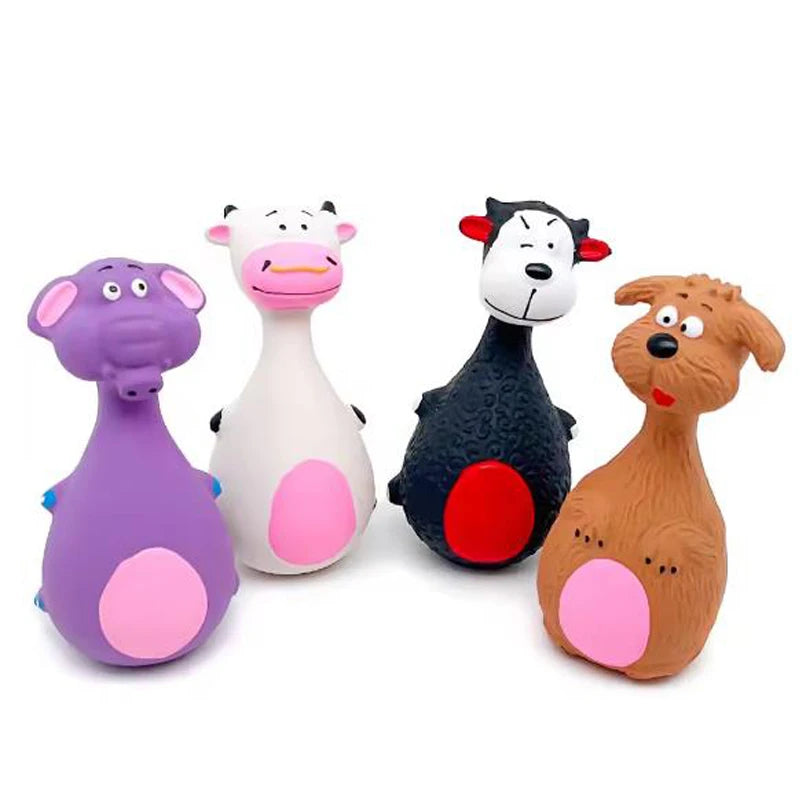 Squeaky Rubber Animal Toy