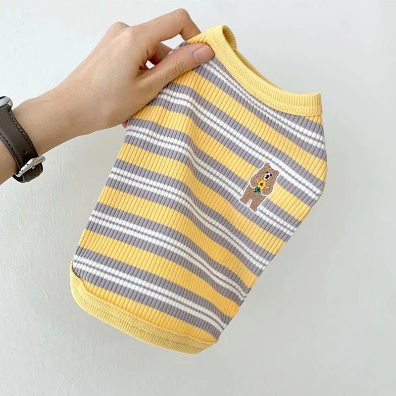 Striped Stretch Cat Shirt