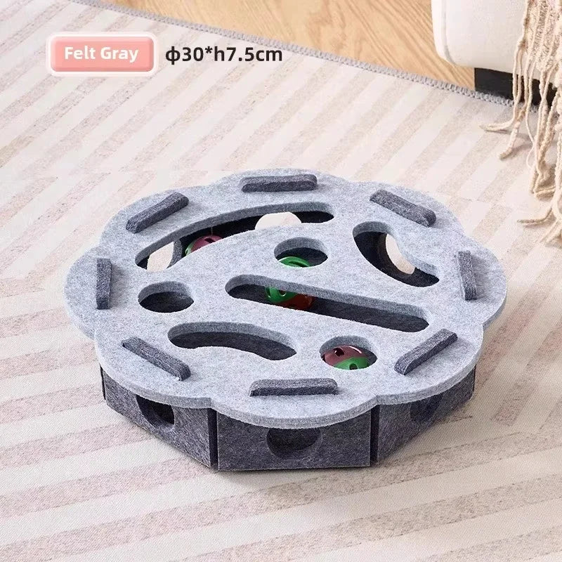 Felt Cat Puzzle Ball