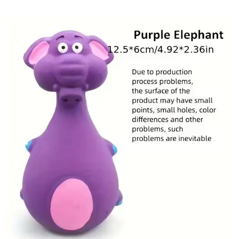 Squeaky Rubber Animal Toy