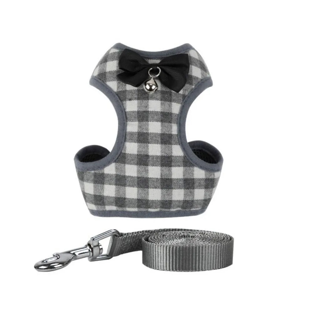 Padded Bowknot Pet Harness