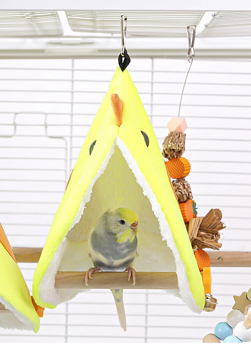 Plush Parrot Hammock Nest