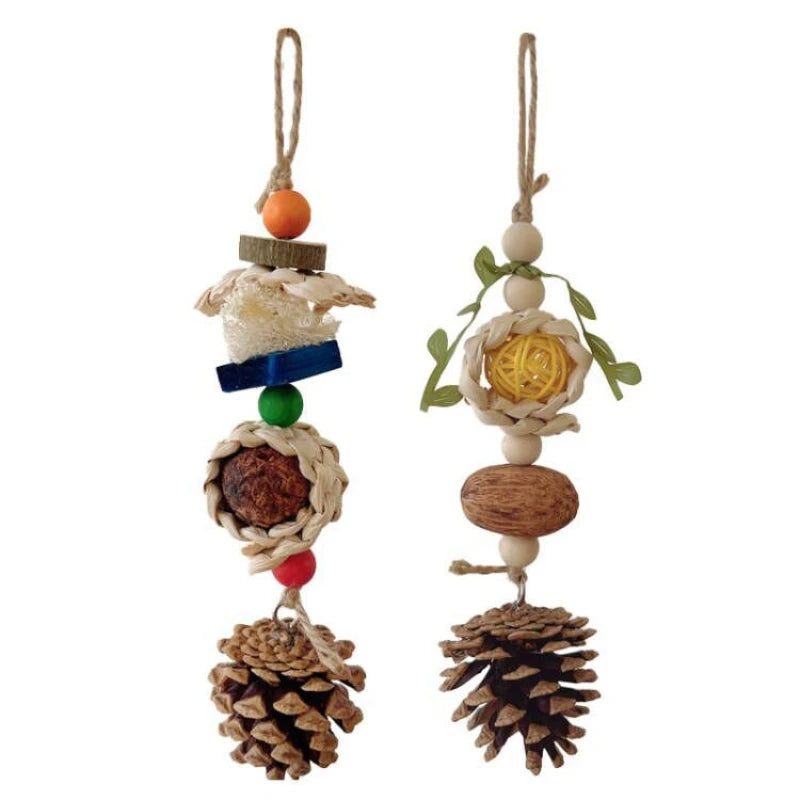 Pinecone Bird Chewing Toy
