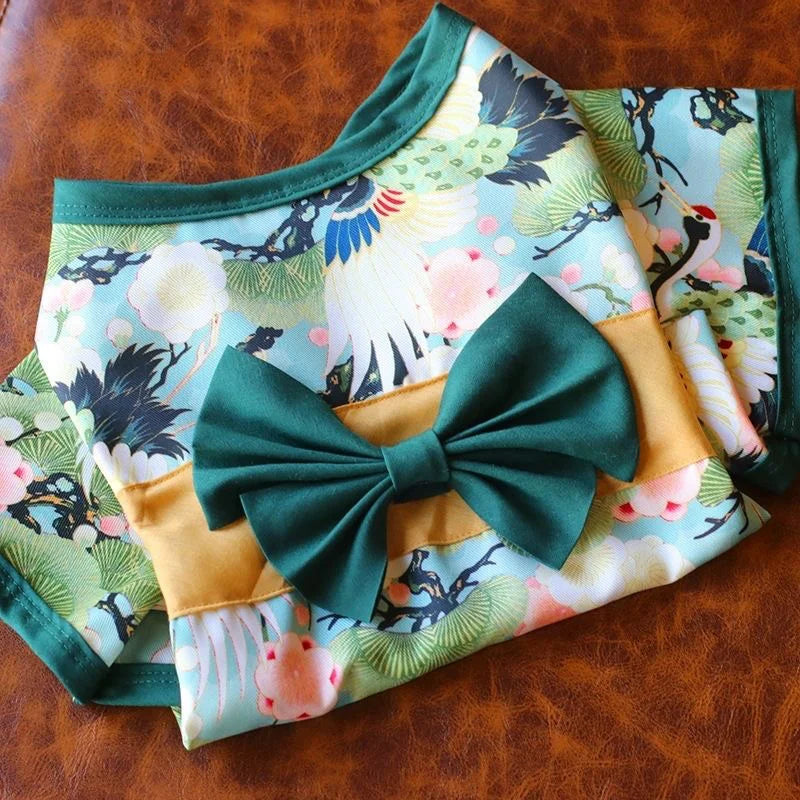 Japanese Kimono Pet Coat