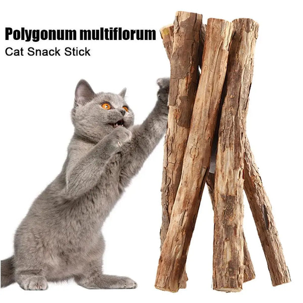 Natural Wood Catnip Sticks