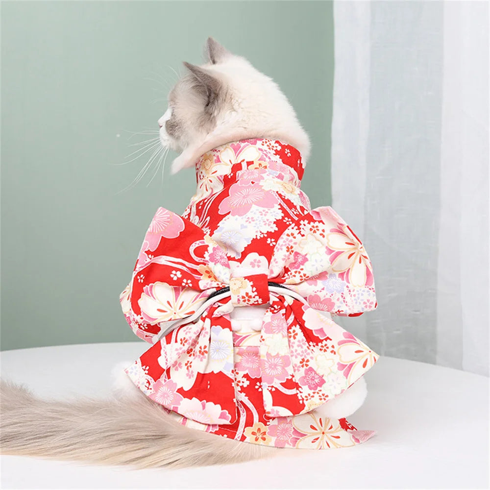Japanese Kimono Pet Coat