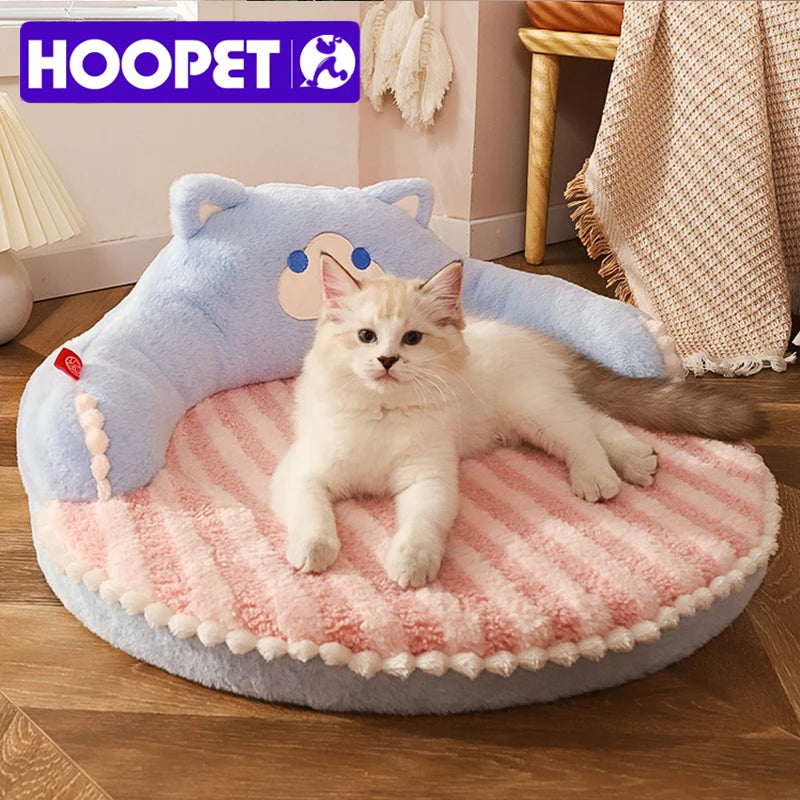 Velvet Cat Cushion Bed