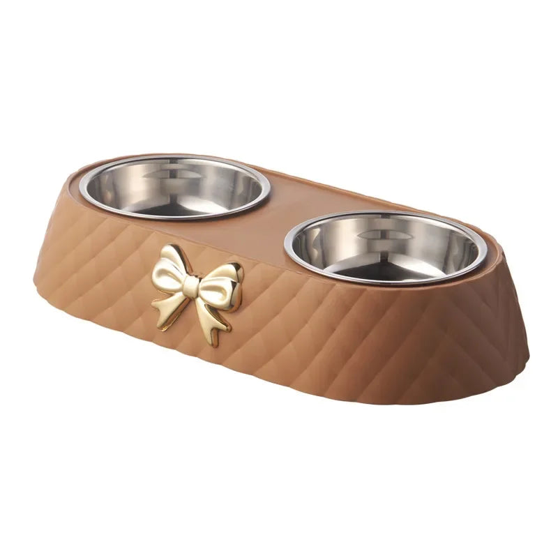 Bowtie Double Pet Bowls