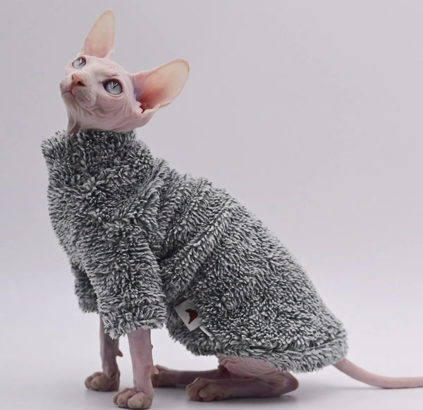 Fluffy Winter Cat Jacket