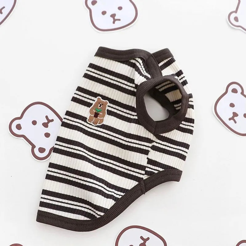 Striped Stretch Cat Shirt