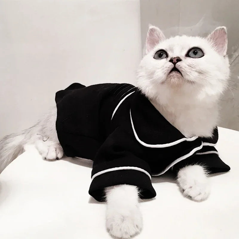 Christmas Cat Hoodie Suit