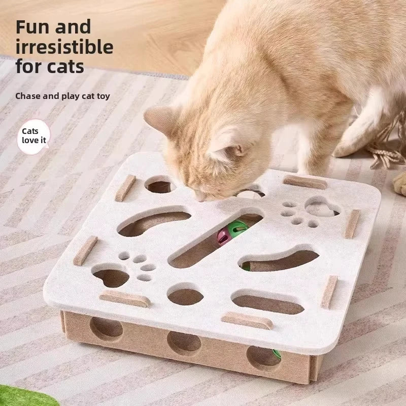 Felt Cat Puzzle Ball